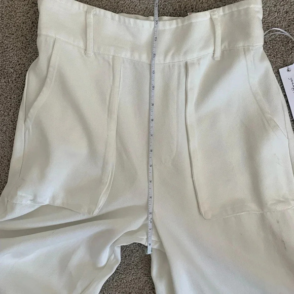 Young Fabulous & Broke Saidie Pants‎ - Size M (US 6-8) - White - NWT - Picture 10 of 12